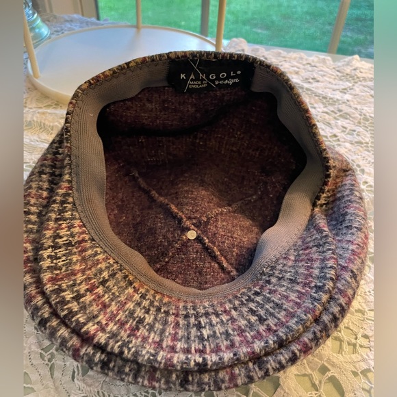 Old Vintage Tweed English Cap, KANGOL Desighn, Made in England - Picture 3 of 10